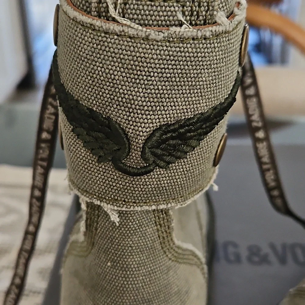 Joe Canvas Ankle Boots - Picture 2 of 9